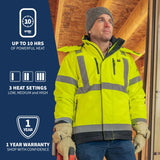 Flash Heated Hi Vis Jacket - Gobi Heat