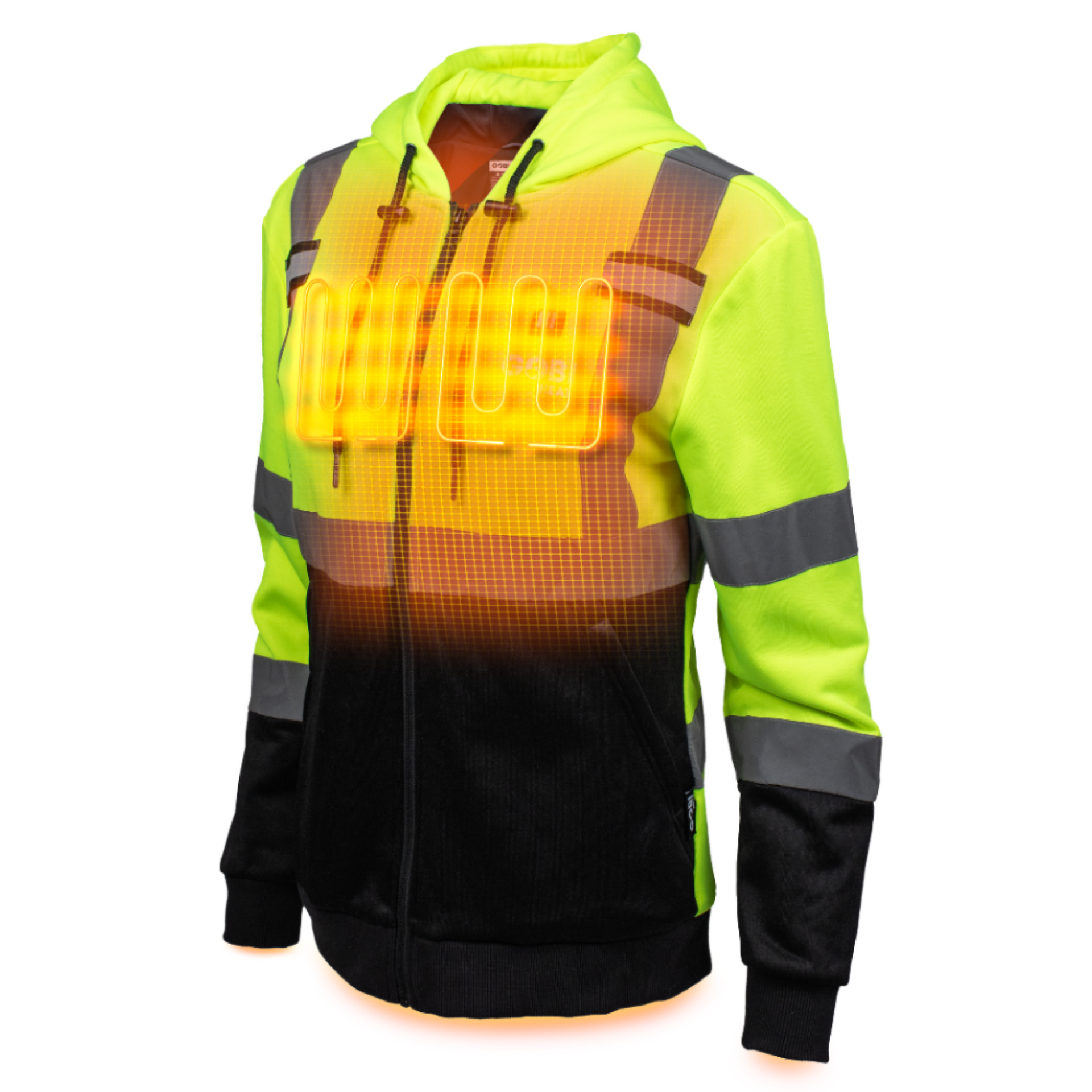 Beam Workwear Heated High Vis Hoodie