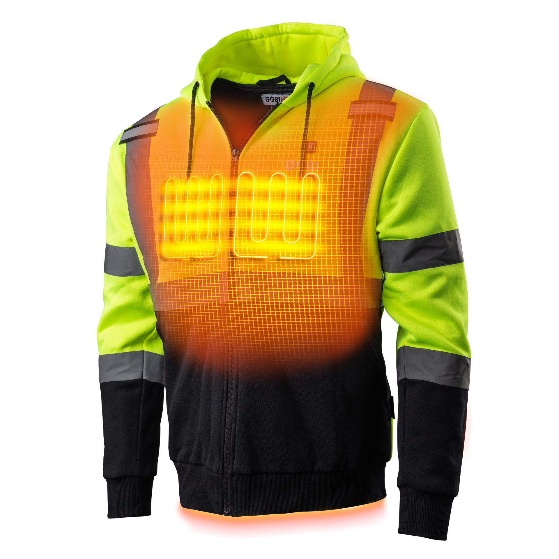 Beam Workwear Heated High Vis Hoodie