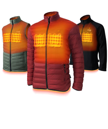 Heated Fleece Vests, Jackets & Hoodies, Soft & Breathable