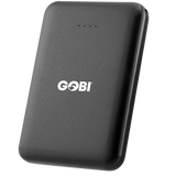 Black power bank with 'Gobi' logo on a white background