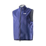 Front view of Strata cooling vest in blue with full zip and streamlined fit