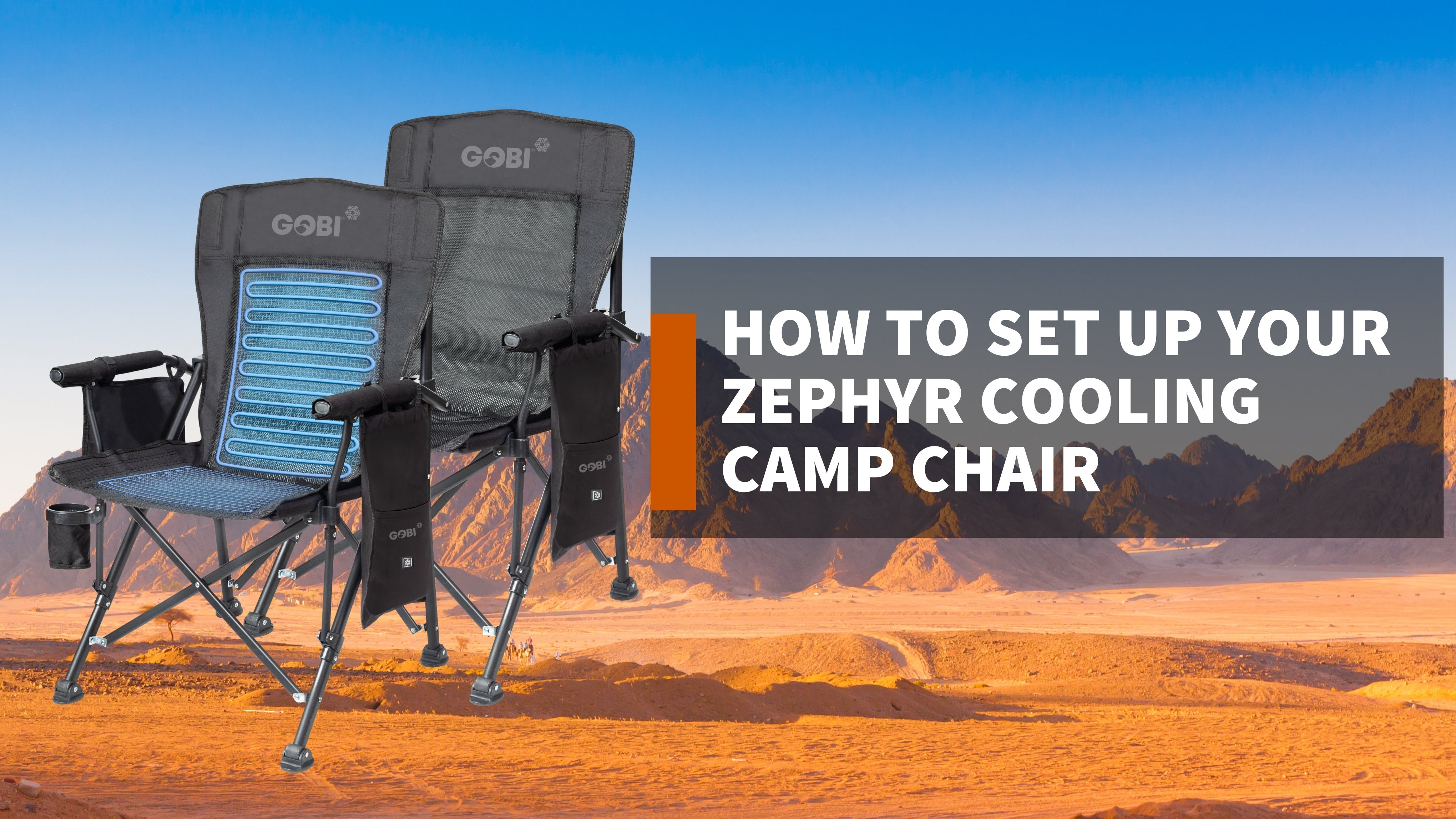 Introduction and how to set up the Zephyr Cooling Camping chair