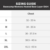 Basecamp Womens Heated Base Layer Shirt - Gobi Heat