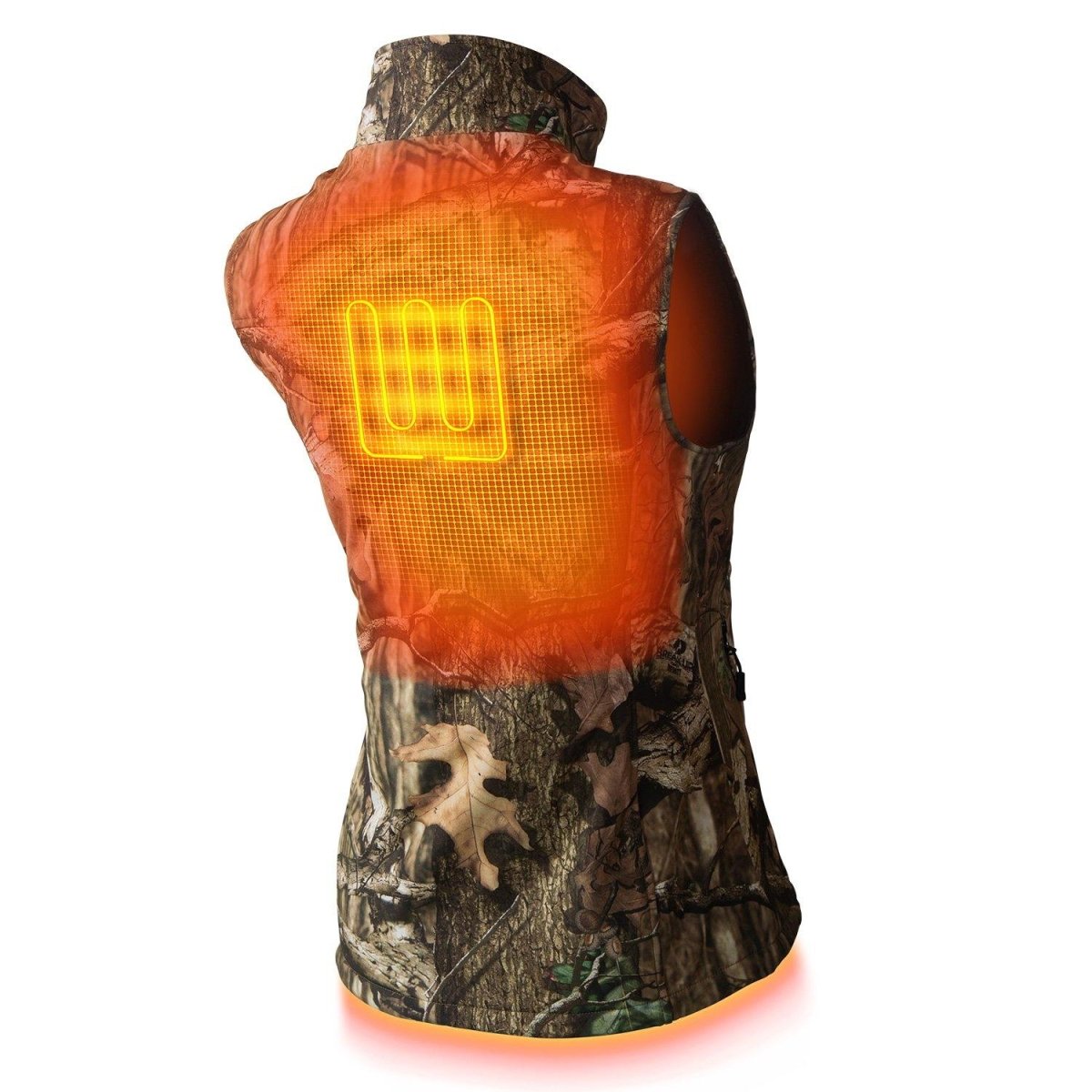 Colorado Womens Heated Hunting Vest - Mossy Oak® Camo - Gobi Heat