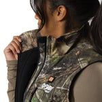 Colorado Womens Heated Hunting Vest - Mossy Oak® Camo - Gobi Heat