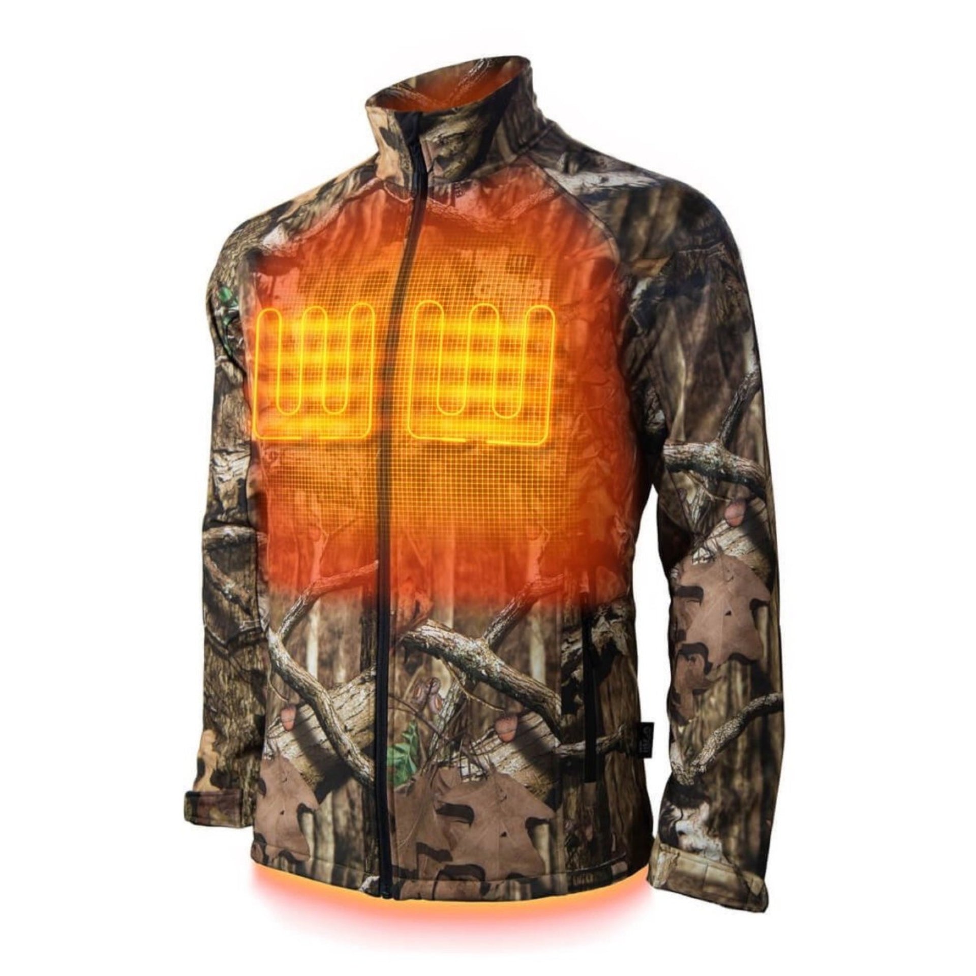 Sahara Heated Hunting Jacket Mossy Oak Camo