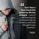 Shift Mens Heated Snowboard Jacket - Gobi Heat