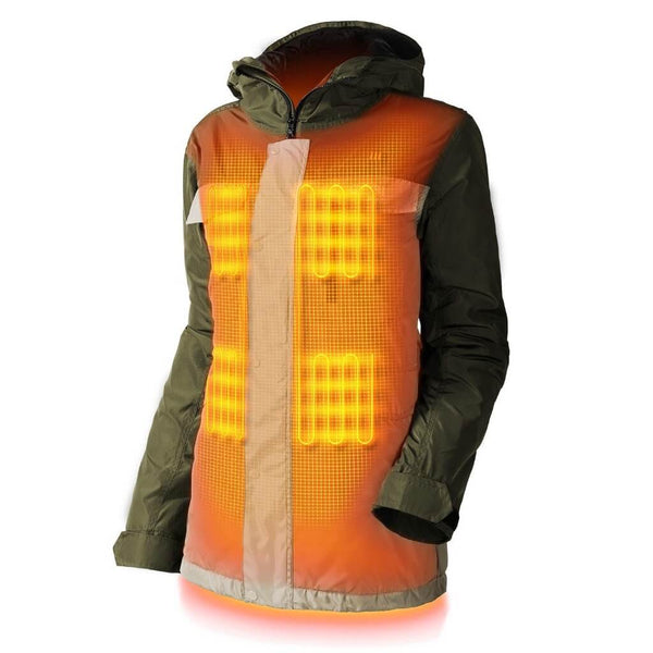 Heated Thermal Underwear Men Self-heating Jacket Ski Jacket