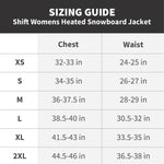 Shift Womens Heated Snowboard Jacket - Gobi Heat