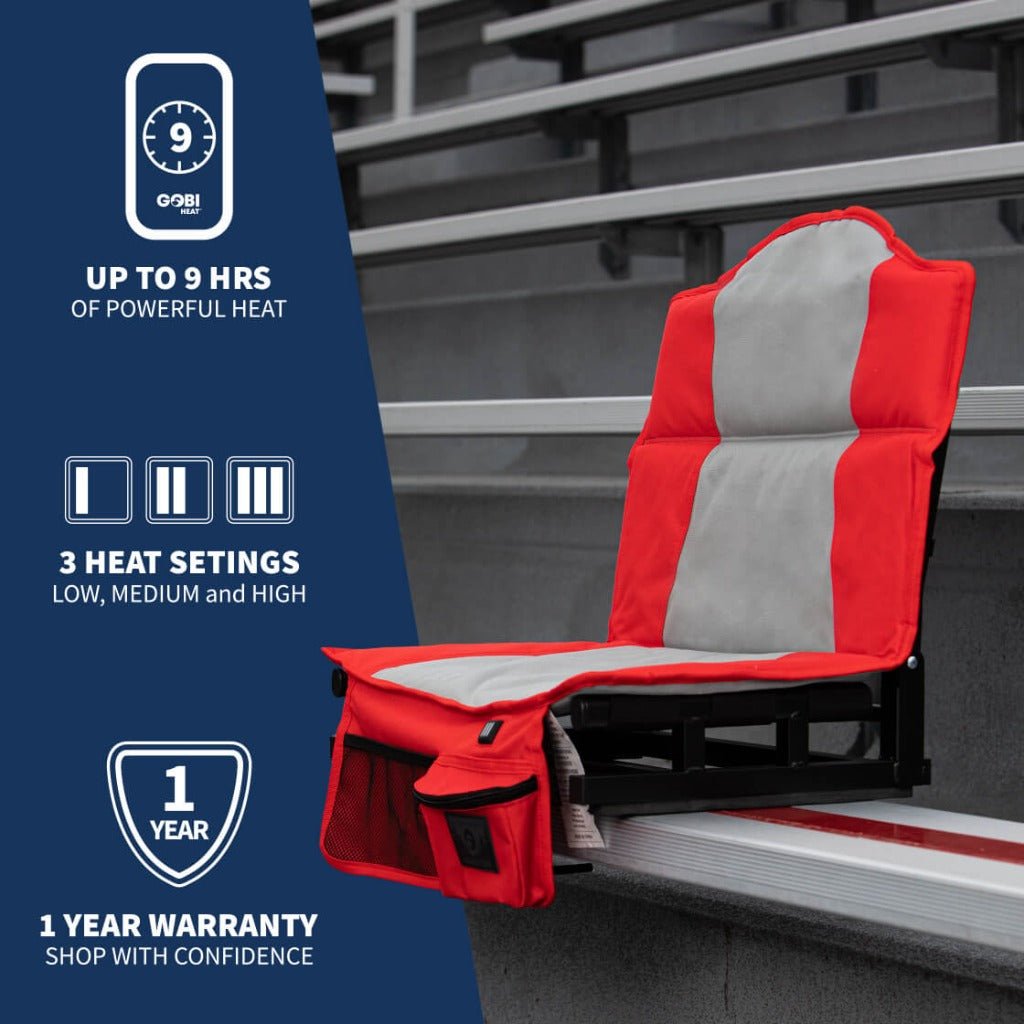 This Heated Stadium Seat Will Keep You Warm at Every Sports Game This Season